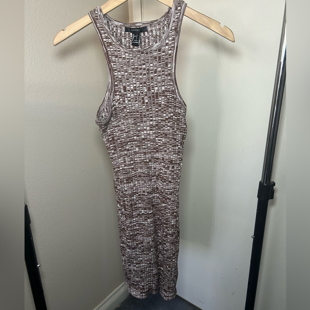 BNWT brown tank dress L